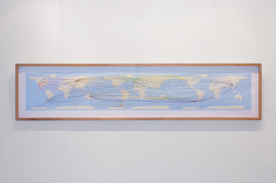 Карта на маршрути между световете