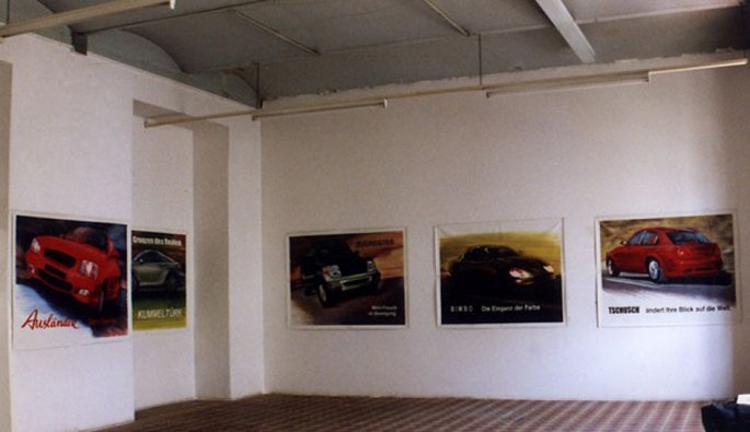 Other Adds (2002) installation view, Kulturkontakt open studios, Vienna 2002